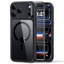 ESR Classic Hybrid MagSafe + закалено стъкло за iPhone 17 Pro / 18 Pro (прозрачно/черно)