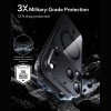 ESR Classic Hybrid MagSafe + закалено стъкло за iPhone 17 Pro / 18 Pro (прозрачно/черно)