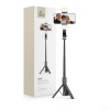 Tech-Protect L05S Bluetooth статив за селфита с LED светлина, черен - 5906203690381