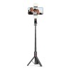 Tech-Protect L05S Bluetooth статив за селфита с LED светлина, черен - 5906203690381