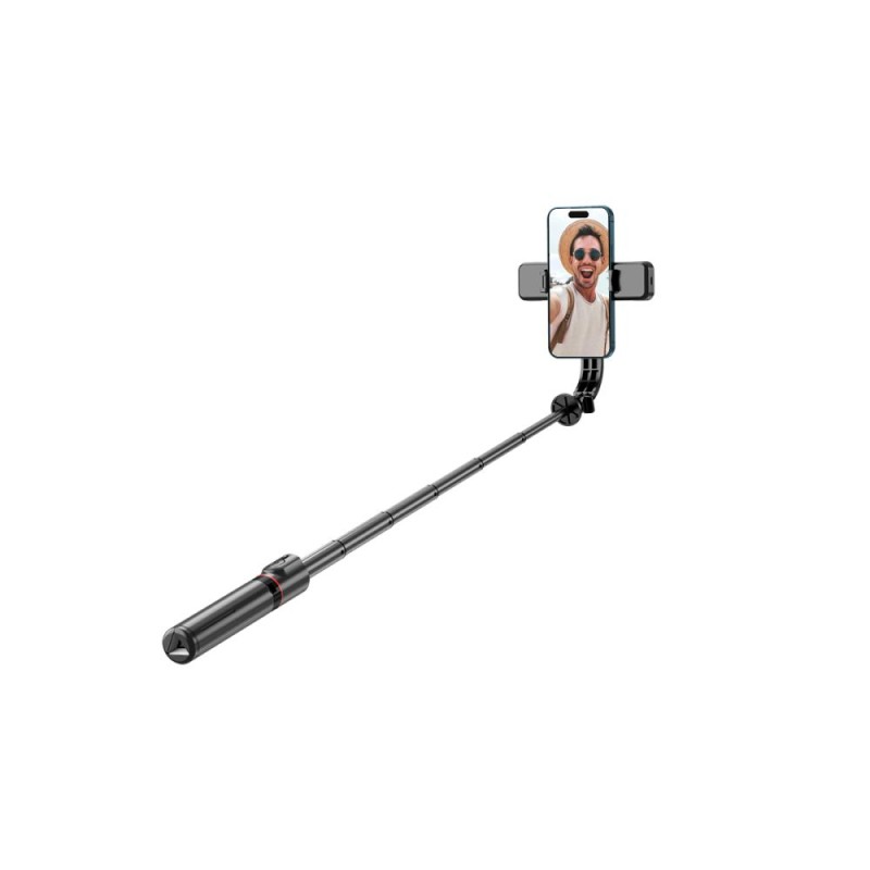 Tech-Protect L05S Bluetooth статив за селфита с LED светлина, черен - 5906203690381