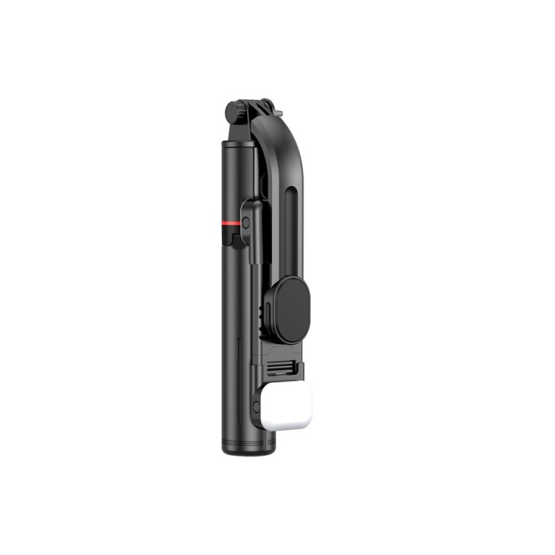 Tech-Protect L05S Bluetooth статив за селфита с LED светлина, черен - 5906203690381