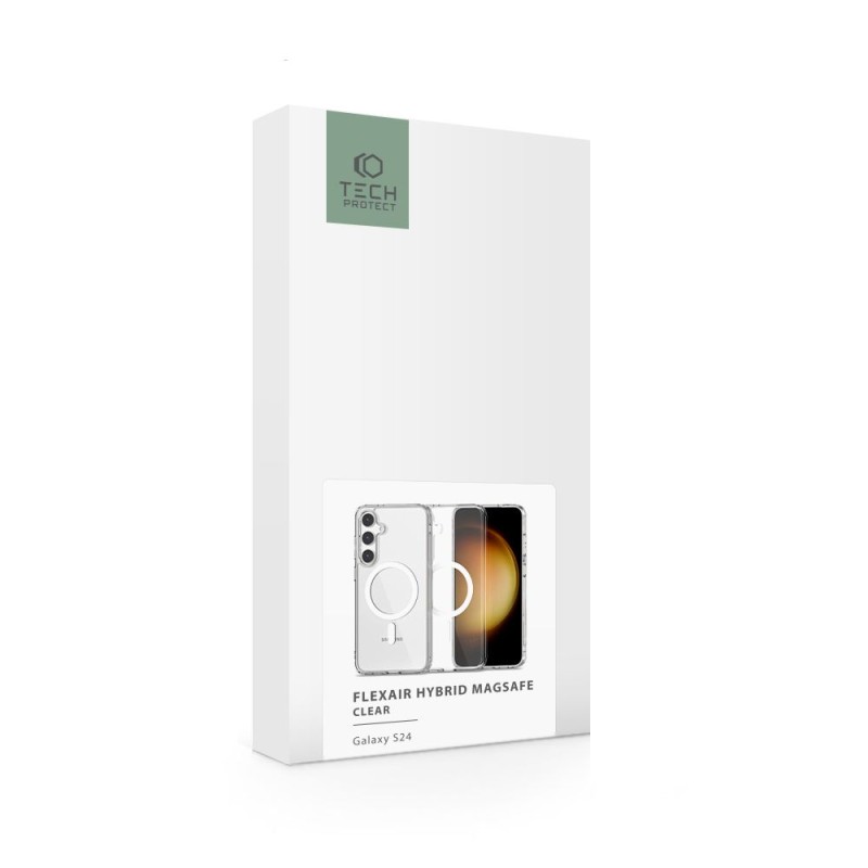 TECH-PROTECT FLEXAIR HYBRID MAGSAFE за Galaxy S24 CLEAR - 5906203690480