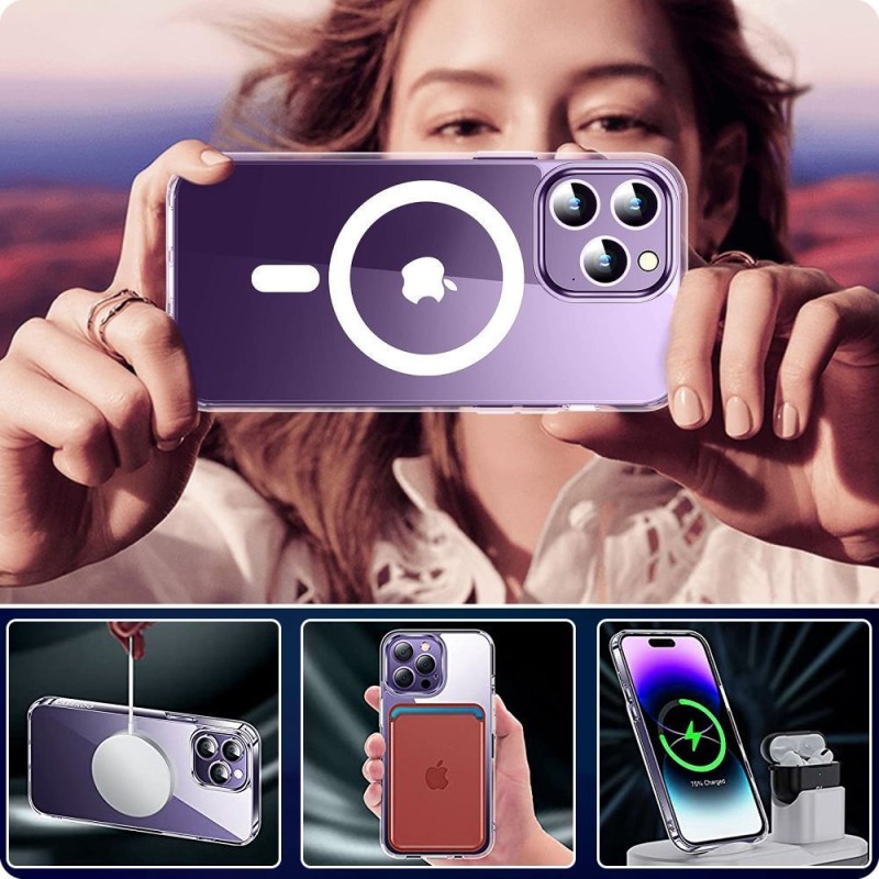TECH-PROTECT FLEXAIR HYBRID MAGSAFE за Galaxy S24 Ultra CLEAR - 5906203690503