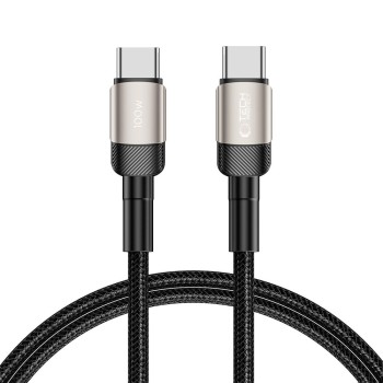 Tech-Protect ULTRABOOST EVO USB-C кабел PD 100W / 5A 100 см TITANIUM