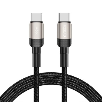 Кабел Tech-Protect ULTRABOOST EVO USB-C PD 100W/5A, 200 см, титан