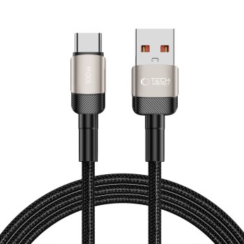 TECH-PROTECT ULTRABOOST EVO кабел USB-C 100W/5A, 200 см, титан