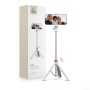 TECH-PROTECT L03S Bluetooth selfie stick с трипод, бял