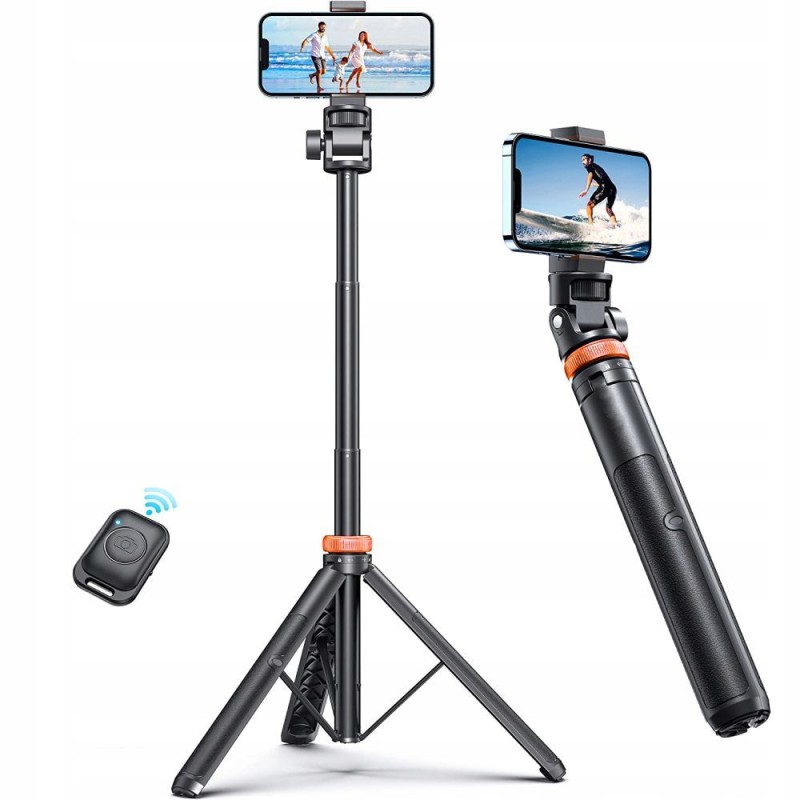 TECH-PROTECT L03S Bluetooth selfie stick с трипод, бял - 5906203691180