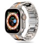 Tech-Protect Stainless Line за Apple Watch 8 / 9 / 10 / 11 / SE / Ultra (44 / 45 / 46 / 49 мм) Титан/Оранж