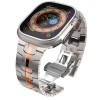 Tech-Protect Stainless Line за Apple Watch 8 / 9 / 10 / 11 / SE / Ultra (44 / 45 / 46 / 49 мм) Титан/Оранж - Tech-Protect Stainless Line за Apple Watch 8 / 9 / 10 / 11 / SE / Ultra (44 / 45 / 46 / 49 мм) Титан/Оранж - 5906203697311