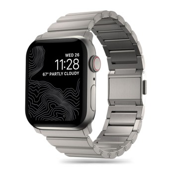 TECH-PROTECT SteelBand за Apple Watch 8 / 9 / 10 / 11 / SE / Ultra (44 / 45 / 46 / 49 мм) от титанова стомана