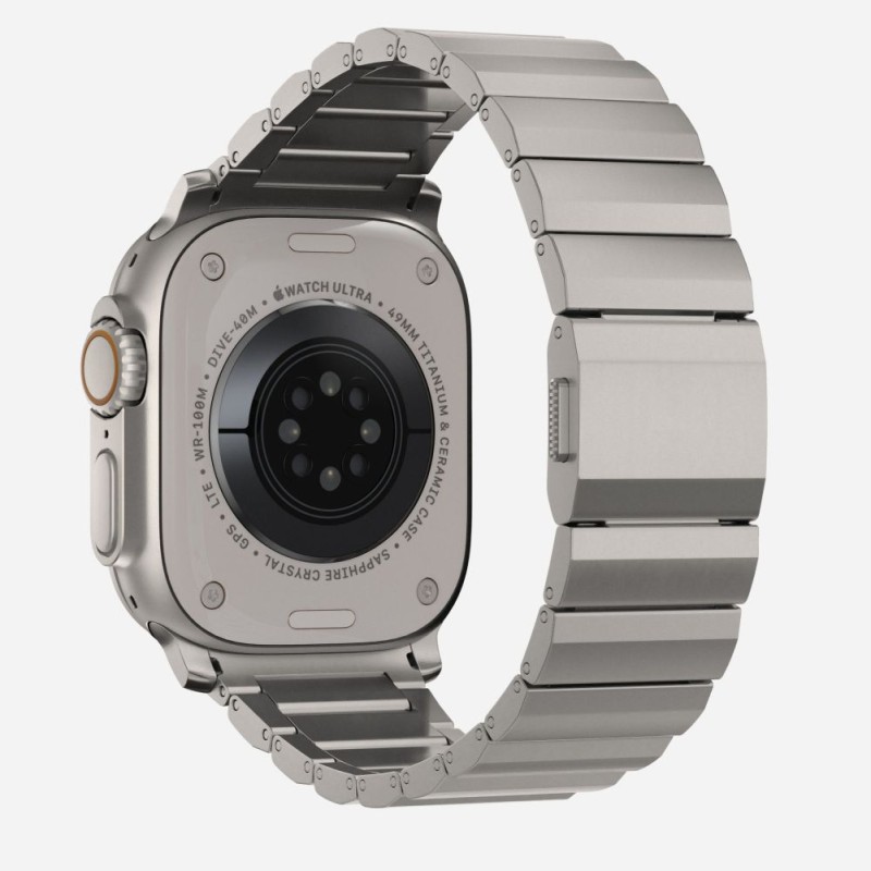 TECH-PROTECT SteelBand за Apple Watch 8 / 9 / 10 / 11 / SE / Ultra (44 / 45 / 46 / 49 мм) от титанова стомана - TECH-PROTECT SteelBand за Apple Watch 8 / 9 / 10 / 11 / SE / Ultra (44 / 45 / 46 / 49 мм) от титанова стомана - 5906302300501