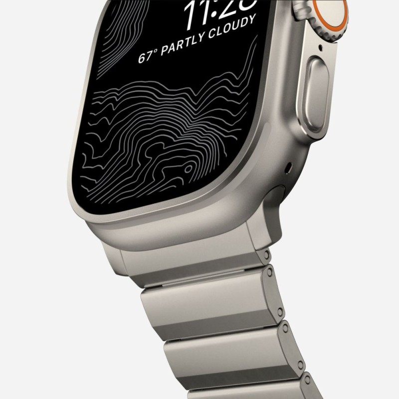 TECH-PROTECT SteelBand за Apple Watch 8 / 9 / 10 / 11 / SE / Ultra (44 / 45 / 46 / 49 мм) от титанова стомана - TECH-PROTECT SteelBand за Apple Watch 8 / 9 / 10 / 11 / SE / Ultra (44 / 45 / 46 / 49 мм) от титанова стомана - 5906302300501