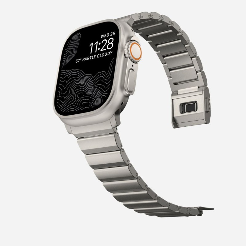 TECH-PROTECT SteelBand за Apple Watch 8 / 9 / 10 / 11 / SE / Ultra (44 / 45 / 46 / 49 мм) от титанова стомана - TECH-PROTECT SteelBand за Apple Watch 8 / 9 / 10 / 11 / SE / Ultra (44 / 45 / 46 / 49 мм) от титанова стомана - 5906302300501