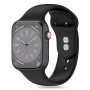 TECH-PROTECT силиконова каишка за Apple Watch 8/9/10/11/SE/Ultra (44/45/46/49 мм) черна