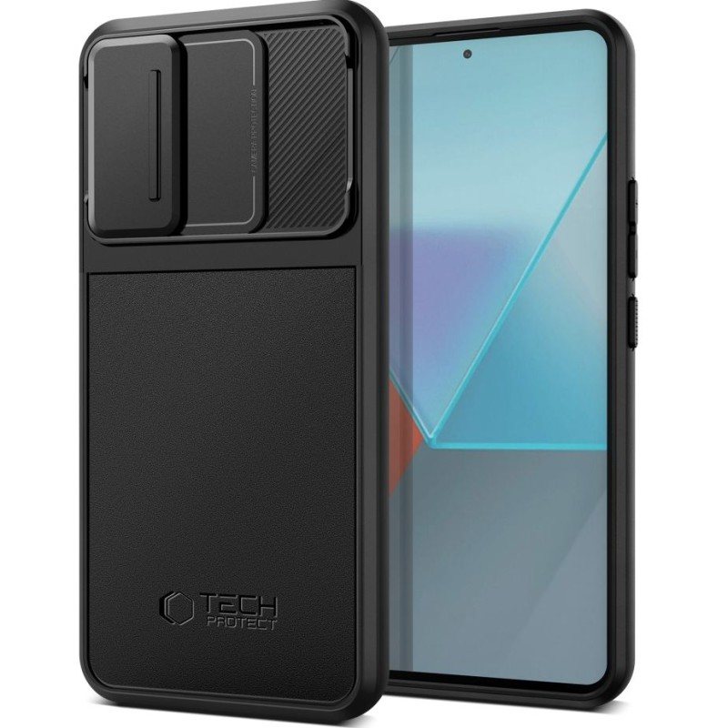 TECH-PROTECT VELAR CAM+ Калъф за Xiaomi Redmi Note 13 Pro 5G / Poco X6 5G Black - TECH-PROTECT VELAR CAM+ Калъф за Xiaomi Redmi Note 13 Pro 5G / Poco X6 5G Black - 5906302307647