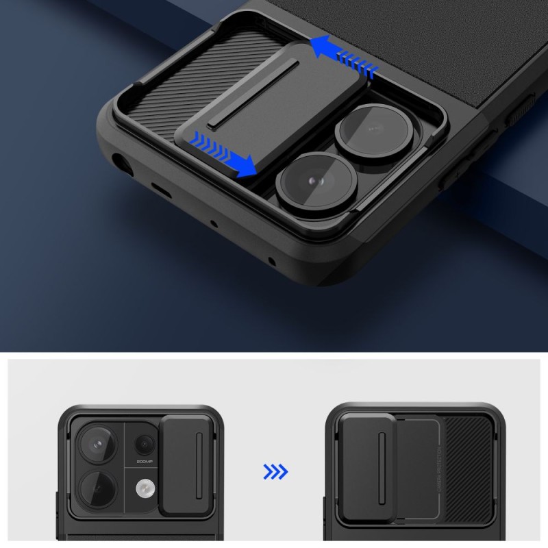 TECH-PROTECT VELAR CAM+ Калъф за Xiaomi Redmi Note 13 Pro 5G / Poco X6 5G Black - TECH-PROTECT VELAR CAM+ Калъф за Xiaomi Redmi Note 13 Pro 5G / Poco X6 5G Black - 5906302307647