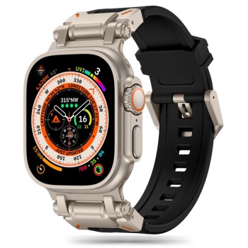 TECH-PROTECT DELTA PRO каишка за Apple Watch 8/9/10/11, SE и Ultra (44/45/46/49 мм) BLACK/TITANIUM