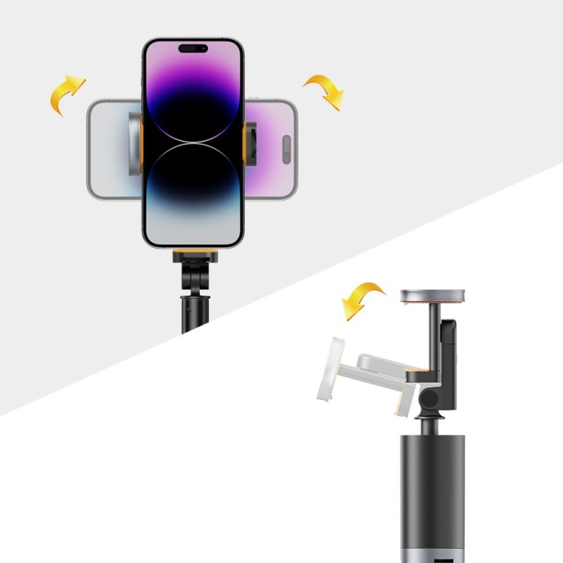 TECH-PROTECT L08S Bluetooth selfie stick tripod черен - 5906302308286
