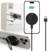 Tech-Protect QI15W-A33 магнитно безжично зарядно с MagSafe (черно) - Tech-Protect QI15W-A33 магнитно безжично зарядно с MagSafe (черно) - 5906302308347