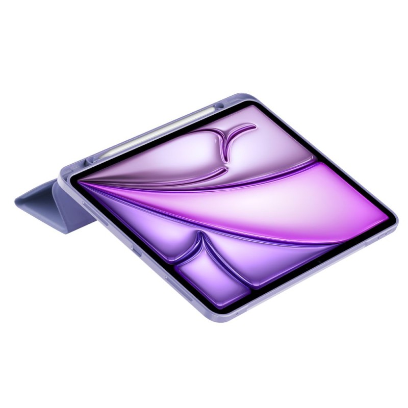 TECH-PROTECT SmartCase Pen калъф със стойка и отделение за Apple Pencil за iPad Air 13” (1/2/3), 2024-2026, лилав - TECH-PROTECT SmartCase Pen калъф със стойка и отделение за Apple Pencil за iPad Air 13” (1/2/3), 2024-2026, лилав - 5906302308668