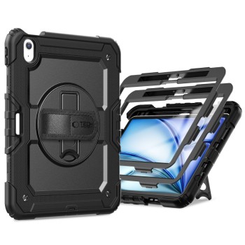 TECH-PROTECT SOLID 2-SET за iPad Air 11” (6/7/8), 2024-2026, BLACK