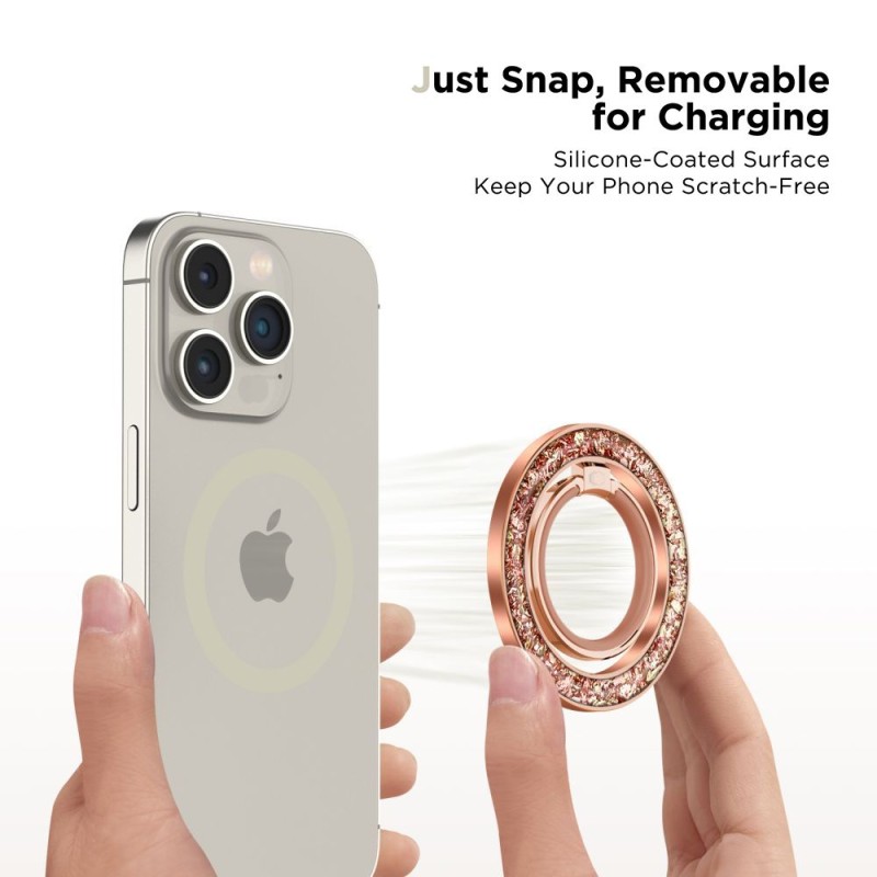 Tech-Protect MMR200 магнитен Magsafe държач за телефон за пръст Rose Gold - Tech-Protect MMR200 магнитен Magsafe държач за телефон за пръст Rose Gold - 5906302308774
