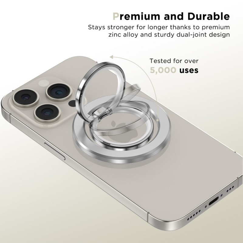 Tech-Protect MMR300 магнитен MagSafe държач за телефон (ring) сребрист - Tech-Protect MMR300 магнитен MagSafe държач за телефон (ring) сребрист - 5906302308798