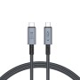 Tech-Protect ULTRABOOST MAX USB 4.0 кабел USB-C 8K 40Gbps PD 240W 100 см сив