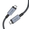 Tech-Protect ULTRABOOST MAX USB 4.0 кабел USB-C 8K 40Gbps PD 240W 100 см сив - Tech-Protect ULTRABOOST MAX USB 4.0 кабел USB-C 8K 40Gbps PD 240W 100 см сив - 5906302308989