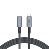 TECH-PROTECT ULTRABOOST MAX USB 4.0 8K 40Gbps USB-C кабел с PD 240W 200 см СИВО - TECH-PROTECT ULTRABOOST MAX USB 4.0 8K 40Gbps USB-C кабел с PD 240W 200 см СИВО - 5906302308996