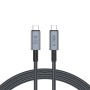 TECH-PROTECT ULTRABOOST MAX USB 4.0 8K 40Gbps USB-C кабел с PD 240W 200 см СИВО