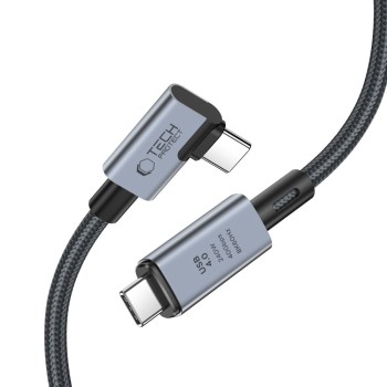 Tech-Protect ULTRABOOST MAX ”L” USB 4.0, 8K, 40Gbps, Type-C кабел с PD 240W, 150 см, сив Tech-Protect ULTRABOOST MAX ”L” USB 4.0, 8K, 40Gbps, Type-C кабел с PD 240W, 150 см, сив