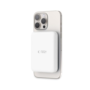 TECH-PROTECT PB11 LifeMag MagSafe Power Bank 10000mAh Бял TECH-PROTECT PB11 LifeMag MagSafe Power Bank 10000mAh Бял