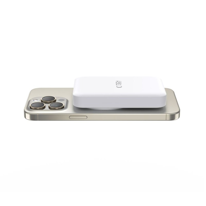 TECH-PROTECT PB11 LifeMag MagSafe Power Bank 10000mAh Бял - TECH-PROTECT PB11 LifeMag MagSafe Power Bank 10000mAh Бял - 5906302309467