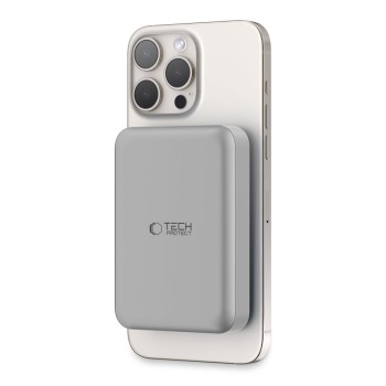 TECH-PROTECT PB11 LifeMag MagSafe Power Bank 10000mAh Titanium TECH-PROTECT PB11 LifeMag MagSafe Power Bank 10000mAh Titanium