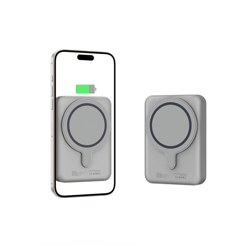 TECH-PROTECT PB11 LifeMag MagSafe Power Bank 10000mAh Titanium - TECH-PROTECT PB11 LifeMag MagSafe Power Bank 10000mAh Titanium - 5906302309504