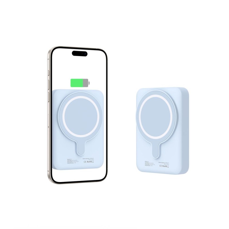 TECH-PROTECT PB11 LifeMag MagSafe Power Bank 10000 mAh Син - TECH-PROTECT PB11 LifeMag MagSafe Power Bank 10000 mAh Син - 5906302309511