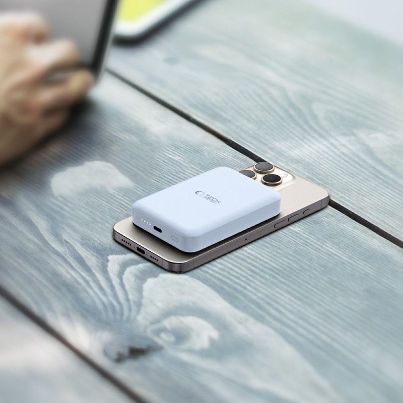 TECH-PROTECT PB11 LifeMag MagSafe Power Bank 10000 mAh Син - TECH-PROTECT PB11 LifeMag MagSafe Power Bank 10000 mAh Син - 5906302309511