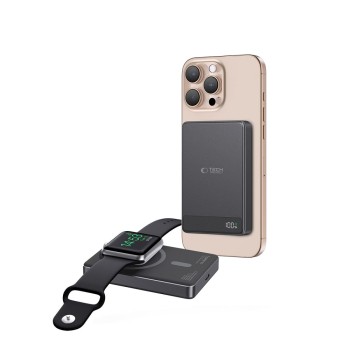 Tech-Protect PB33 LifeMag MagSafe Power Bank 5000mAh Black Tech-Protect PB33 LifeMag MagSafe Power Bank 5000mAh Black
