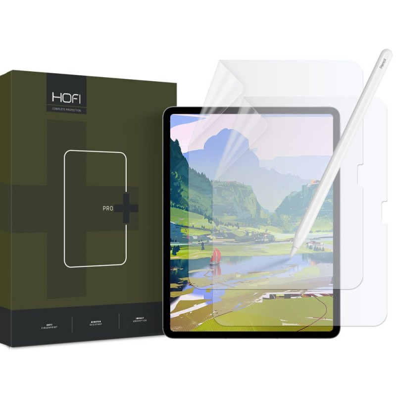 Hofi Paper Pro+ защитно фолио за iPad Air 11” (2 броя) матово, прозрачно - Hofi Paper Pro+ защитно фолио за iPad Air 11” (2 броя) матово, прозрачно - 5906302309757
