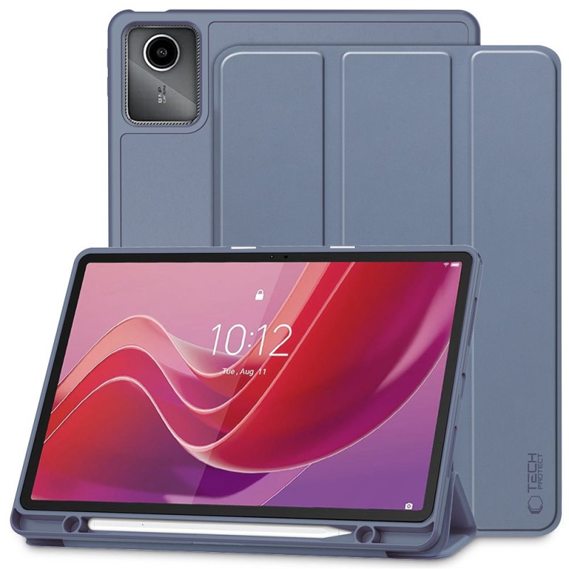 TECH-PROTECT SmartCase Pen калъф с място за стилус за Lenovo Tab M11 / K11E 11.0 (TB-330) лилав - TECH-PROTECT SmartCase Pen калъф с място за стилус за Lenovo Tab M11 / K11E 11.0 (TB-330) лилав - 5906302309795