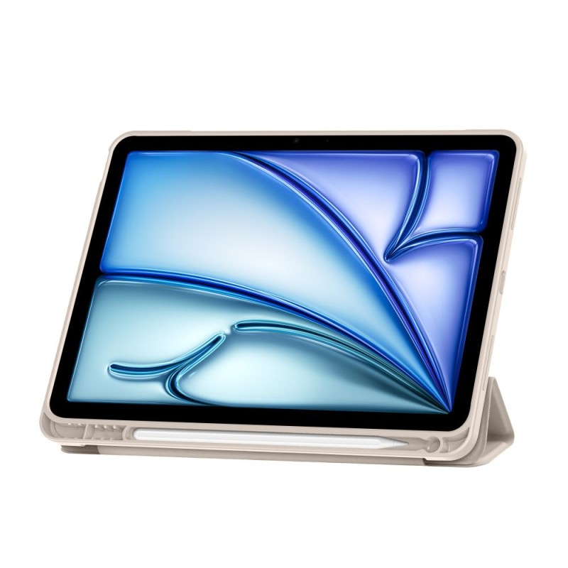 Tech-Protect SmartCase Pen калъф с поставка и отделение за Apple Pencil за iPad Air 10.9 (Starlight) - 5906302309900