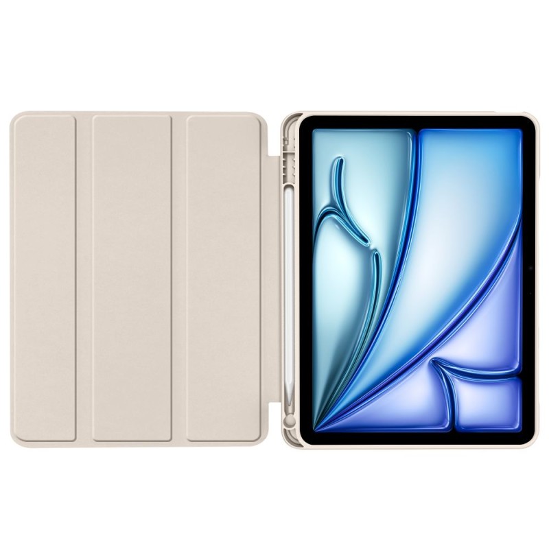 Tech-Protect SmartCase Pen калъф с поставка и отделение за Apple Pencil за iPad Air 10.9 (Starlight) - 5906302309900