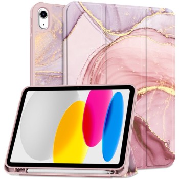 TECH-PROTECT SC PEN калъф SmartCase за iPad 10.9” (10/2022) и iPad 11” (11/2025) Marble