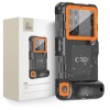 TECH-PROTECT IPX8 универсален водоустойчив калъф за гмуркане черен/оранжев - TECH-PROTECT IPX8 универсален водоустойчив калъф за гмуркане черен/оранжев - 5906302310234