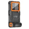 TECH-PROTECT IPX8 универсален водоустойчив калъф за гмуркане черен/оранжев - TECH-PROTECT IPX8 универсален водоустойчив калъф за гмуркане черен/оранжев - 5906302310234