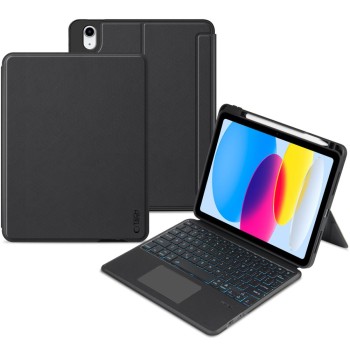 TECH-PROTECT SCMAG PEN + Bluetooth клавиатура за iPad 10.9” (10/2022) и iPad 11” (11/2025), черно