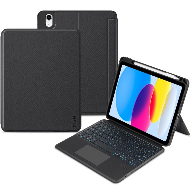 TECH-PROTECT SCMAG PEN + Bluetooth клавиатура за iPad 10.9” (10/2022) и iPad 11” (11/2025), черно - TECH-PROTECT SCMAG PEN + Bluetooth клавиатура за iPad 10.9” (10/2022) и iPad 11” (11/2025), черно - 5906302310296
